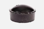 Black painted Sign Post Cap