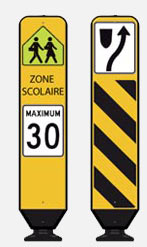 School zone speed limit obstacle warning
